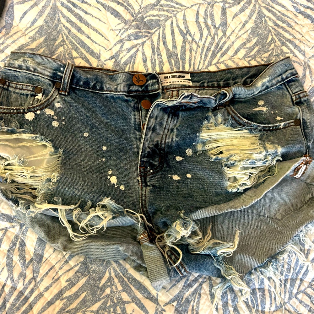 One teaspoon women’s denim shorts